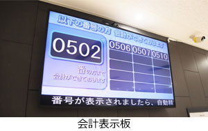 会計表示板